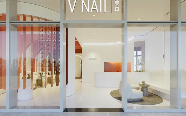 V NAIL美甲店空間設計