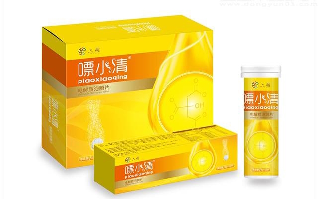 嘌小清泡騰片包裝設計