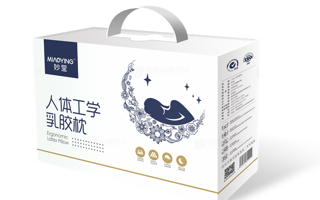 妙瑩乳膠枕品牌包裝設計
