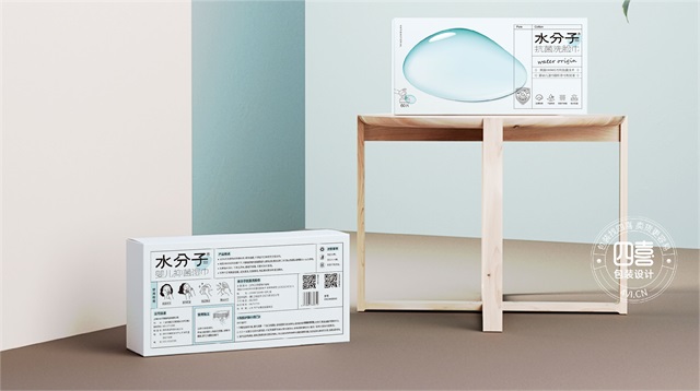 水分子濕巾護膚品包裝設計案例