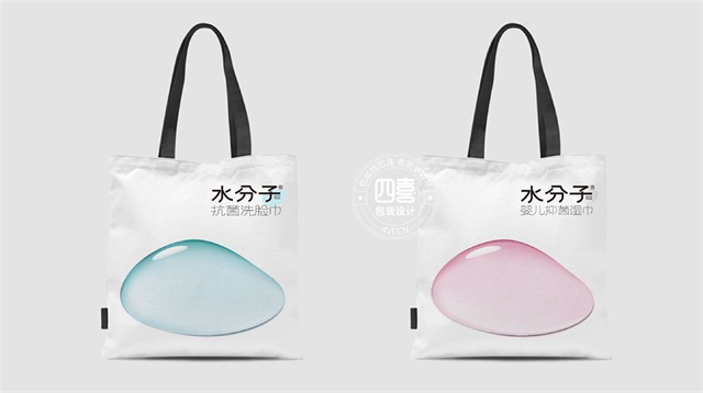 水分子濕巾護膚品包裝設計案例