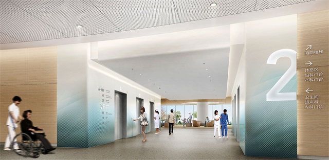 深圳醫療空間設計案例-深圳大鵬新區人民醫院設計