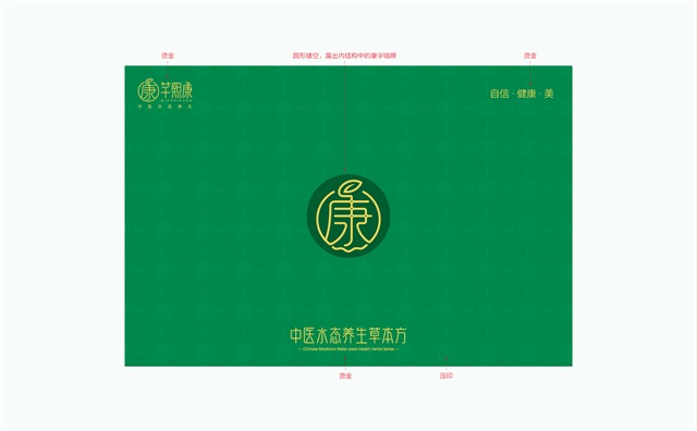 芊熙康女性美容養生會所品牌策劃設計案例
