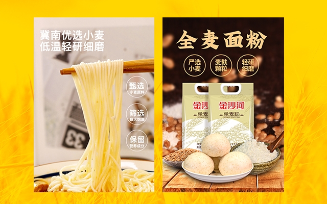 金沙河掛面食品品牌策劃案例