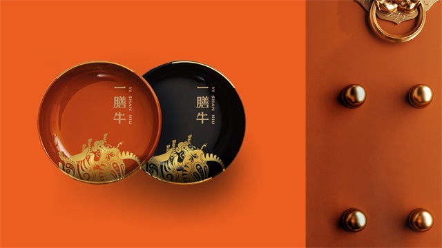 一膳牛蹺腳牛肉vi設計品牌全案設計_杭州餐飲品牌設計公司案例