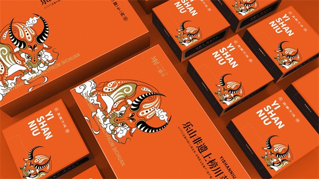一膳牛蹺腳牛肉vi設計品牌全案設計_杭州餐飲品牌設計公司案例
