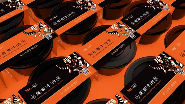 一膳牛蹺腳牛肉vi設計品牌全案設計_杭州餐飲品牌設計公司案例