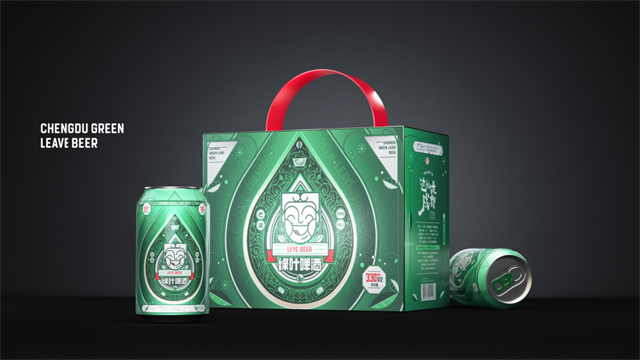 綠葉啤酒 X 成都博物館聯名品牌策劃設計案例