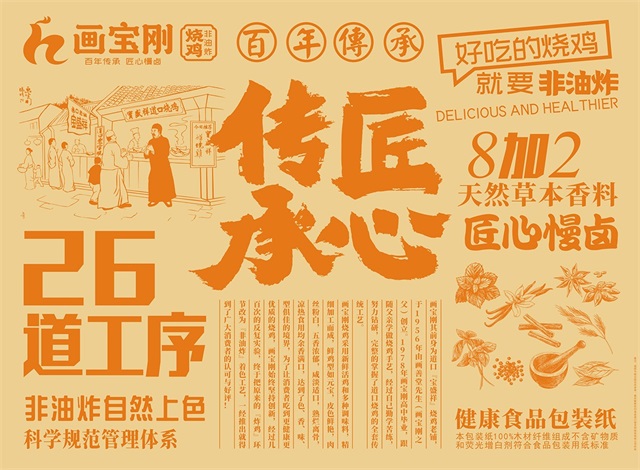 畫寶剛道口燒雞品牌策劃全案_鄭州食品品牌策劃公司案例