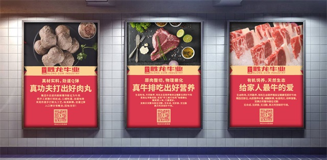 勝龍牛業牛肉品牌策劃設計_廣州生鮮食品品牌策劃公司案例