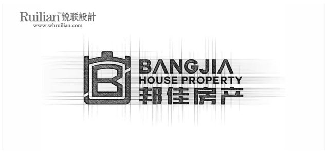 邦佳房產公司品牌LOGO設計案例