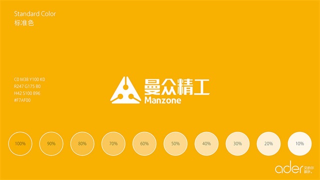 曼眾精工制造業品牌VI設計案例