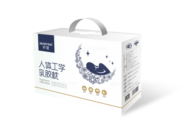 妙瑩乳膠枕品牌包裝設計