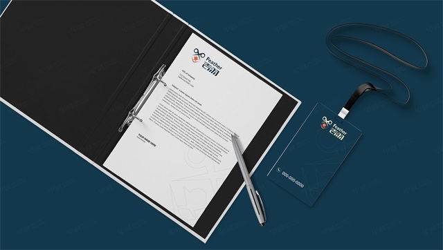 吉羽寵物剪刀logo設計