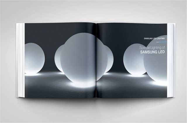 SAMSUNG LED品牌畫冊設計