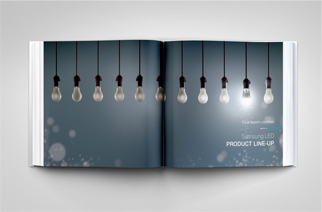 SAMSUNG LED品牌畫冊設計