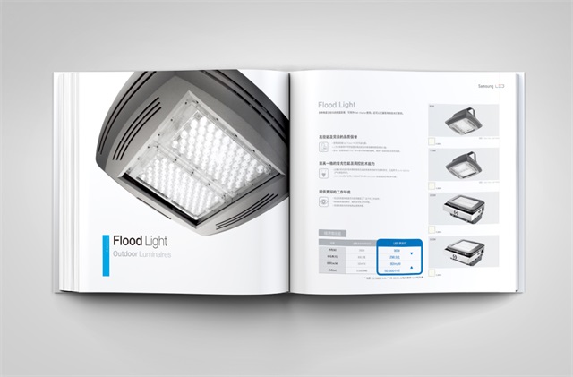SAMSUNG LED品牌畫冊設計