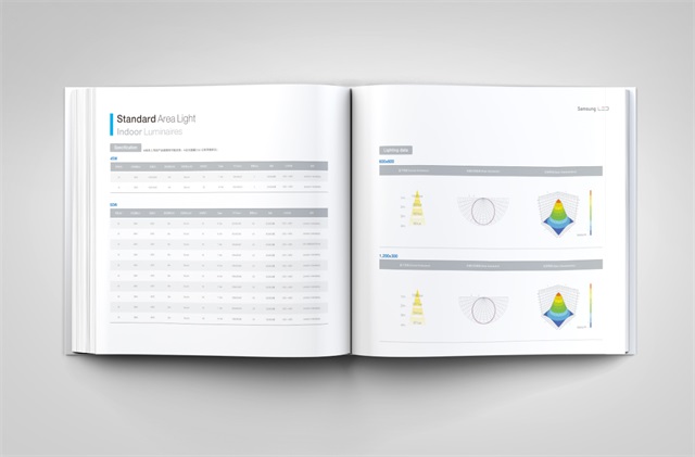 SAMSUNG LED品牌畫冊設計