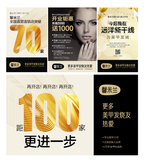 馨米蘭美甲品牌策劃