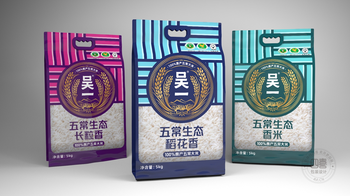 西安包裝設計 農產品大米包裝設計案例