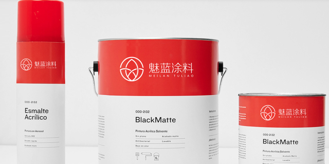 魅藍涂料品牌設計