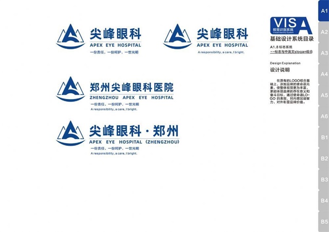 尖峰眼科醫院品牌VIS設計