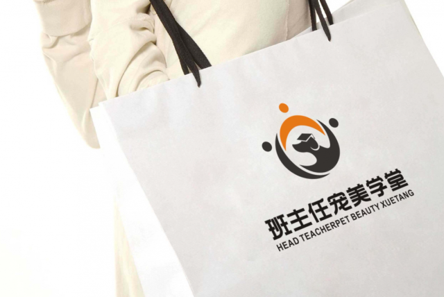 班主任寵美學堂品牌LOGO設計