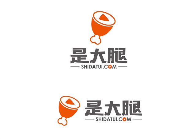大腿文化傳媒互聯網標志形象設計